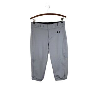 NWT Under Armour Vanish Softball Pants Cropped Gray Style 1356903 Size Small